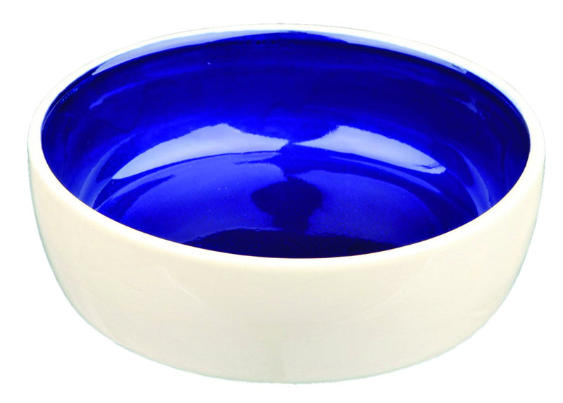 2467 Cat bowl, ceramic, 0.3 l/diam. 13 cm, cream/blue