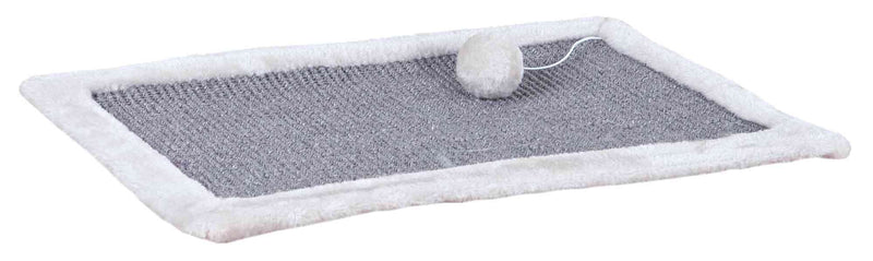 43110 Scratching mat with plush border, 55 x 35 cm, grey/light grey