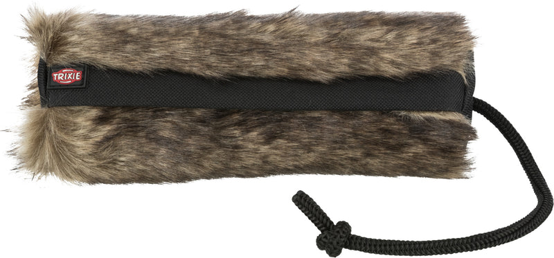 32195 Fur training dummy, plush/polyester, Ã‡Ã· 6 Ã‡? 20 cm, rabbit fur look/black