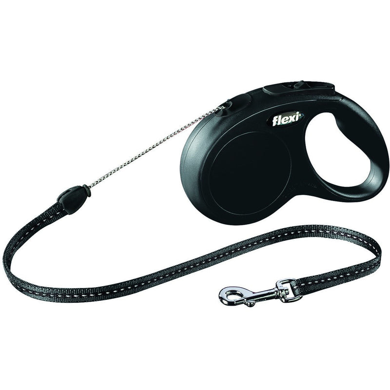 11781 flexi New CLASSIC, cord leash, S: 5 m, black