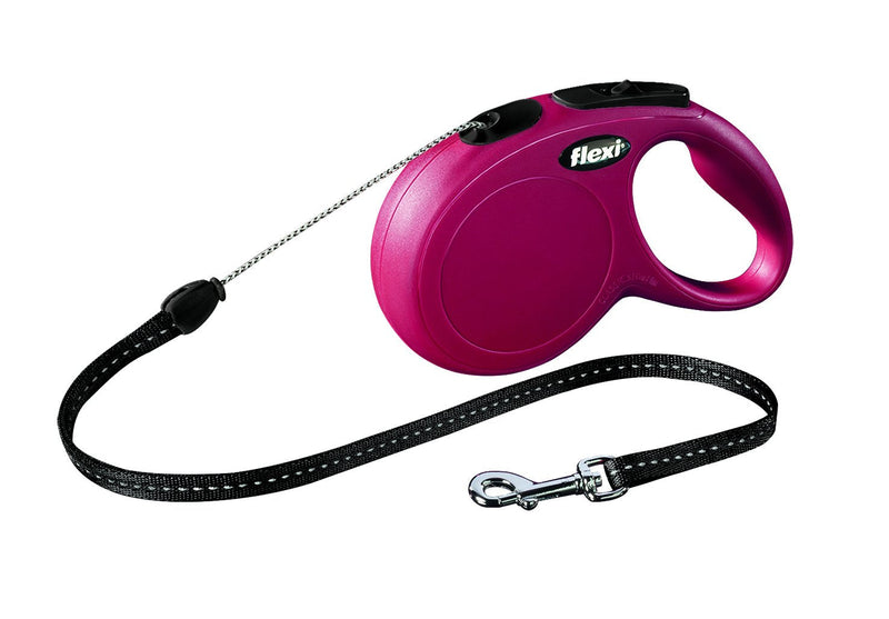 11803 flexi New CLASSIC, cord leash, S: 8 m, red