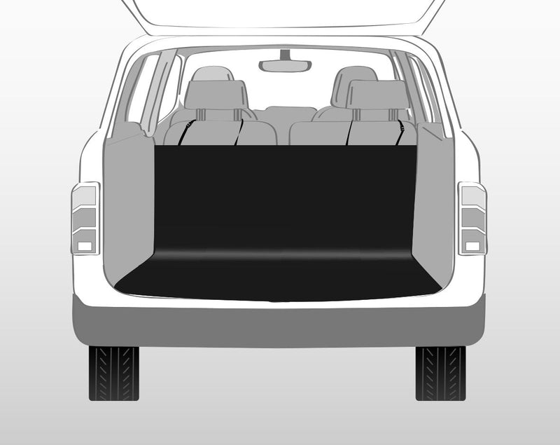 1319 Car boot cover, 1.20 x 1.50 m, black