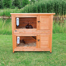 62402 natura small animal hutch, 2 storeys, 116 x 111 x 65 cm, brown