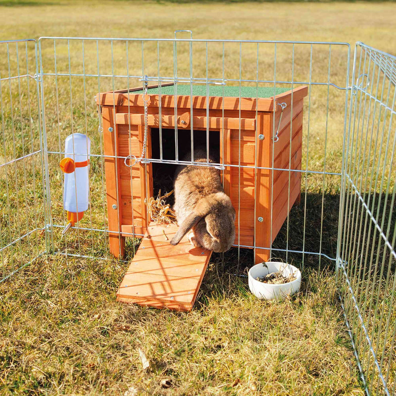 62391 natura small animal hutch, 42 x 43 x 51 cm, brown