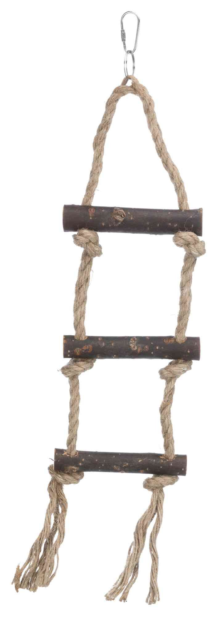 5186 Natural Living rope ladder, 3 rungs/40 cm