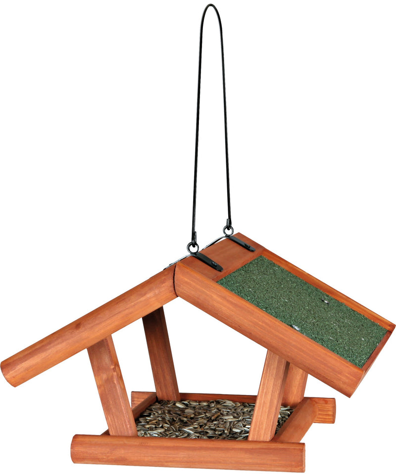 5568 natura hanging bird feeder, 30 x 18 x 28 cm, brown
