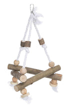 5883 Natural Living swing on rope, 27 x 27 x 27 cm