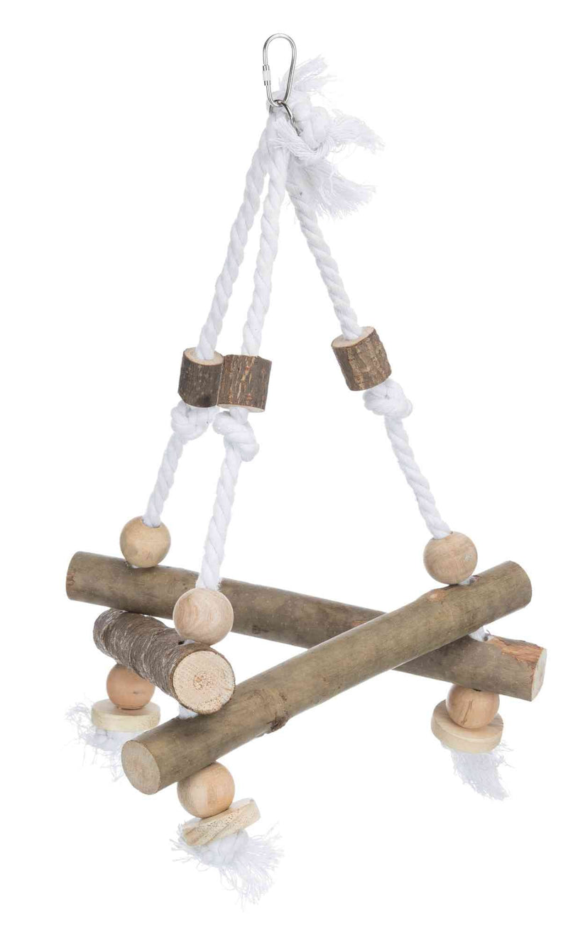 5883 Natural Living swing on rope, 27 x 27 x 27 cm