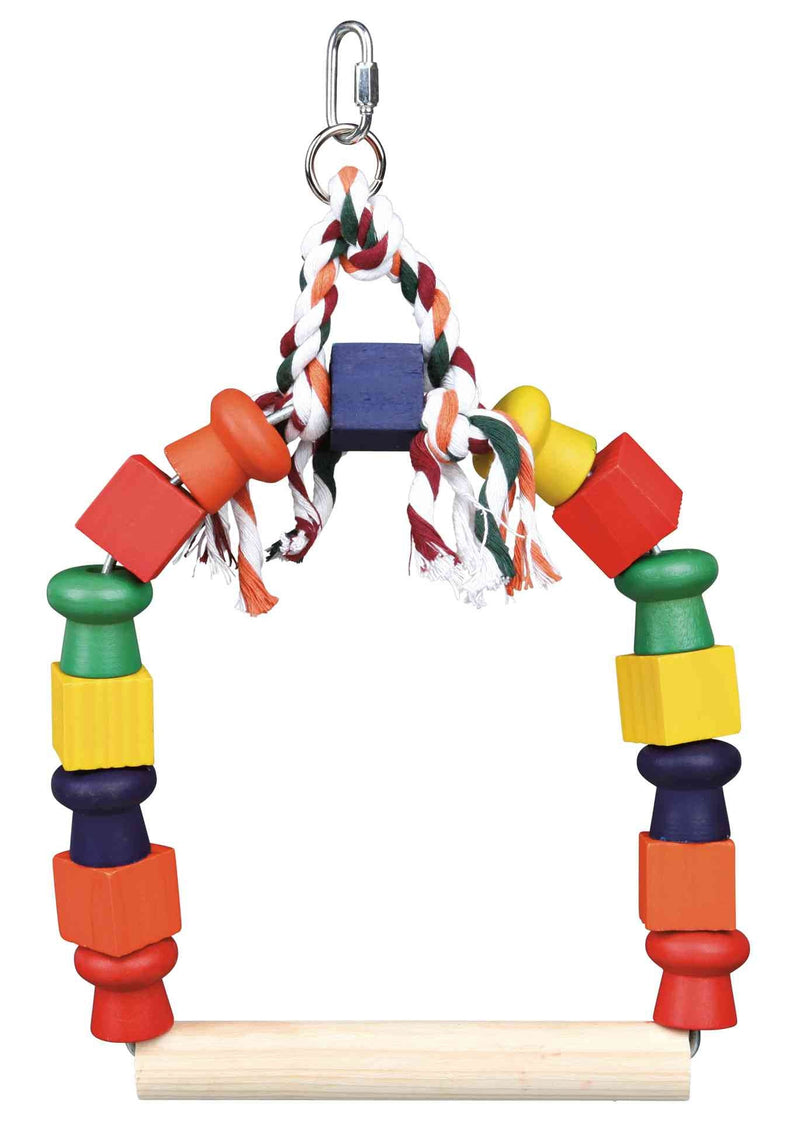 5829 Arch swing with colourful wooden blocks, 20 x 29 cm