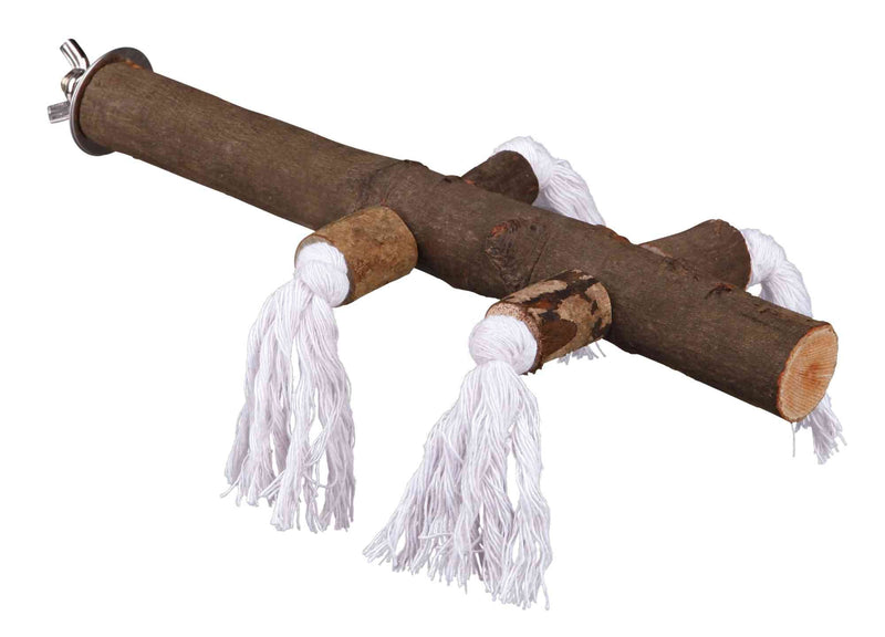 5889 Natural Living perch with rope, 25 cm/diam. 25 mm
