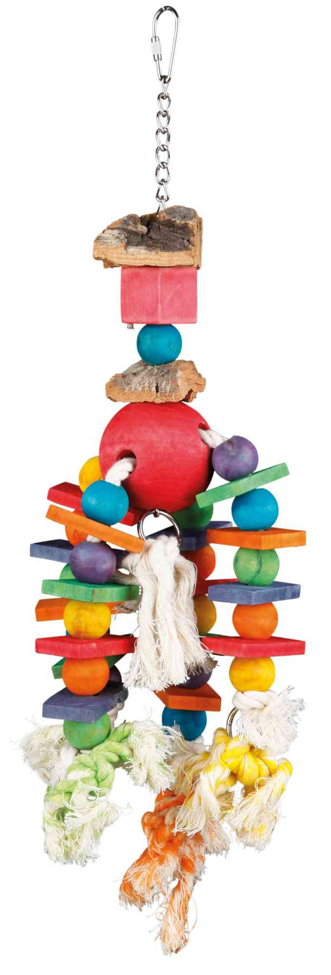 58986 Wooden toy with rope, 35 cm