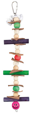 58984 Wooden toy with leather, 28 cm