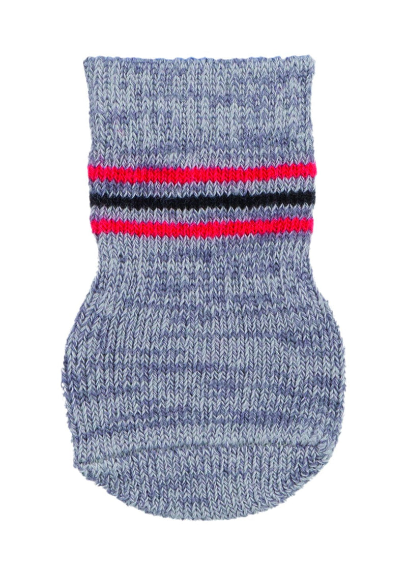 19501 Dog socks, non-slip, XS-S, 2 pcs., grey