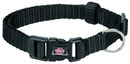 201401 Premium collar, XS-S: 22-35 cm/10 mm, black