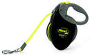 20927 flexi NEON GIANT, tape leash, M: 8 m, black/neon