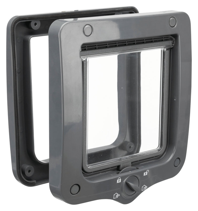 44212 4-Way cat flap, 20 x 22 cm, grey