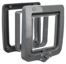 44232 4-Way cat flap, with tunnel, 20 x 22 cm, grey