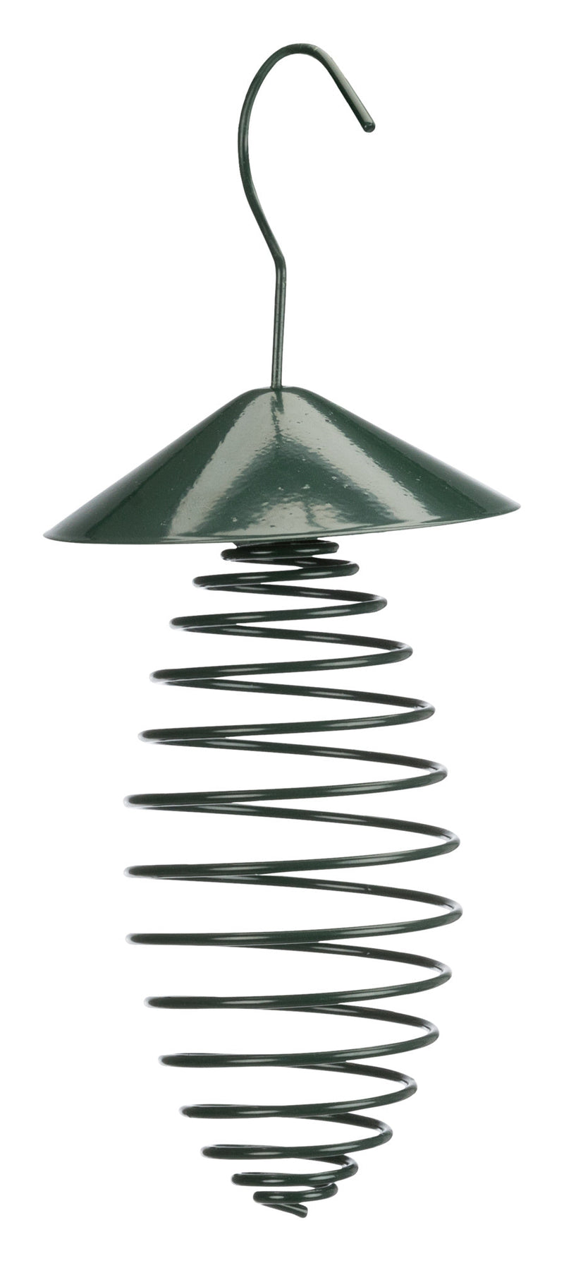 55618 Fat ball feeder with roof, 10 x 25 cm