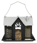 55410 Villa bird feeder, 2,000 ml/26 x 19 x 19 cm, BLA