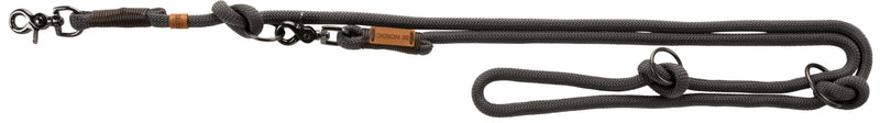 17221 BE NORDIC adjustable leash, S-M: 2.00 m/diam. 8 mm, dark grey/brown