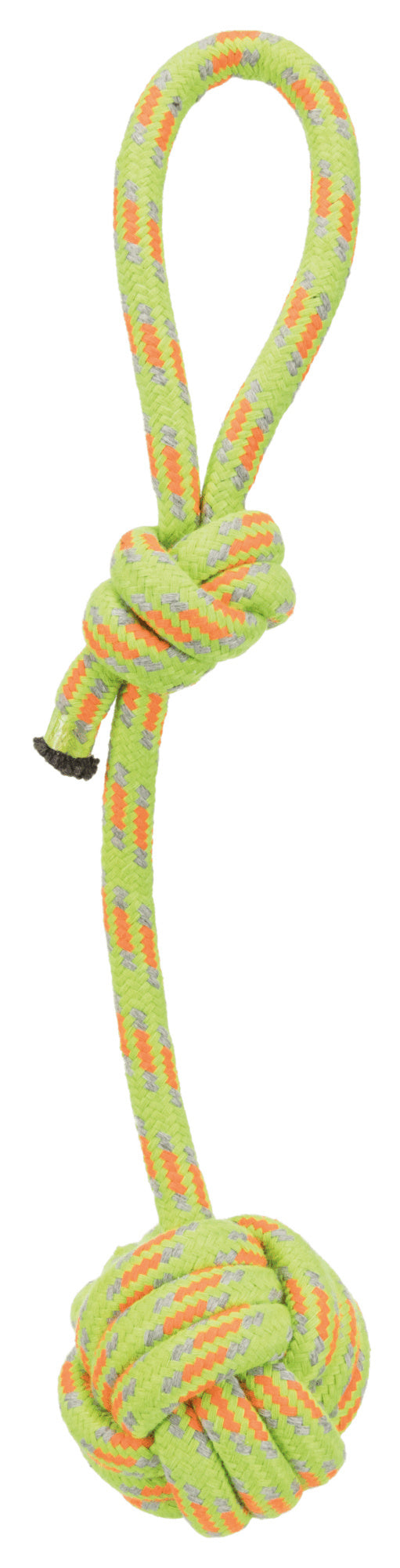 35694 Playing rope with woven-in ball, diam. 7 x 37 cm