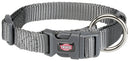 201516 Premium collar, S-M: 30-45 cm/15 mm, graphite