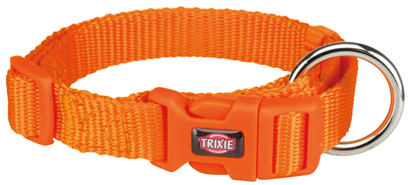 201518 Premium collar, S-M: 30-45 cm/15 mm, papaya