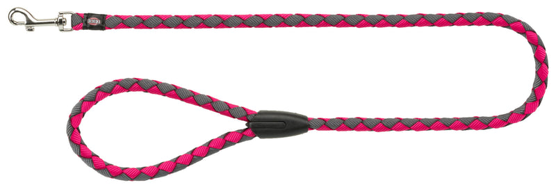 144211 Cavo leash, L-XL: 1.00 m/diam. 18 mm, fuchsia-graphite