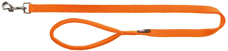 200118 Premium leash, XS-S: 1.20 m/15 mm, papaya