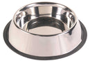 24855 Stainless steel bowl, rubber base ring, 2.8 l/diam. 34 cm