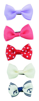 2296 Assortment dog hair bows, 10 pcs, 4-5.5 cm