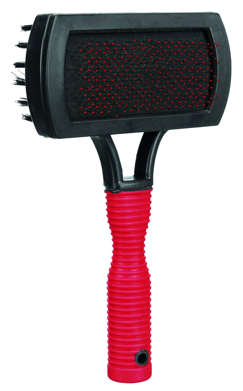 2306 Soft brush, plastic, double-sided, 10 x 17 cm