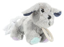 36160 Junior dog with rope, plush, 24 cm