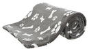 37097 Kenny blanket, plush, 150 x 100 cm, grey