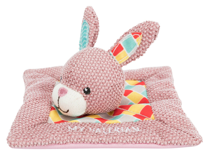 45651 Junior snuggler rabbit, fabric, 13 - 13 cm