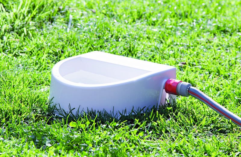 24395 Automatic Outdoor Water Trough, 1,5 l/24 x 10 x 23 cm, white