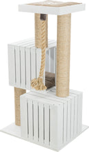 44740 BE NORDIC Skadi scratching post, 114 cm, white