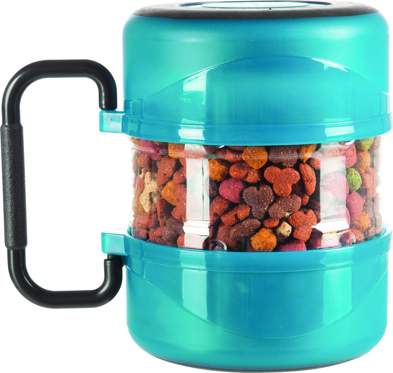 2491 Travel set, plastic, 2 l/2 x 0.75 l, blue