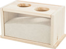 63004 Sand bath, mice/hamsters, wood, 20 x 12 x 12 cm