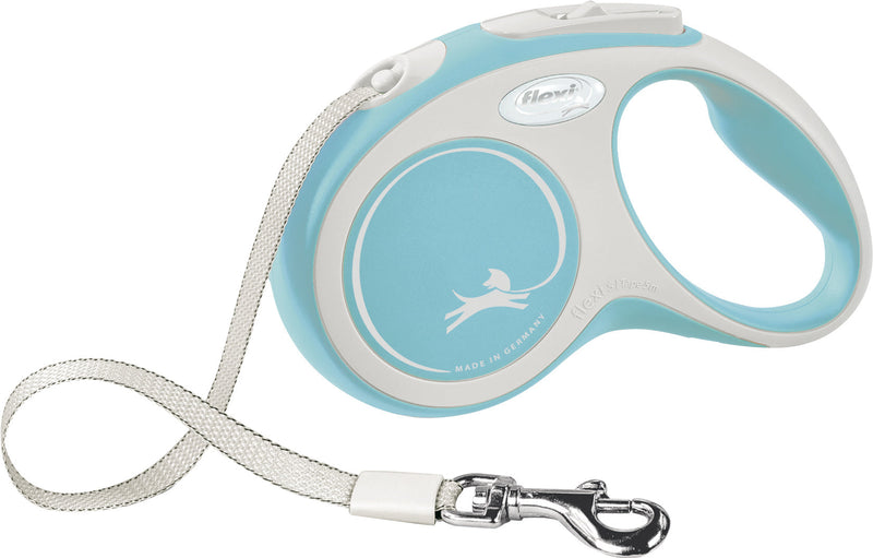 213304 flexi New COMFORT, tape leash, XS: 3 m, light blue