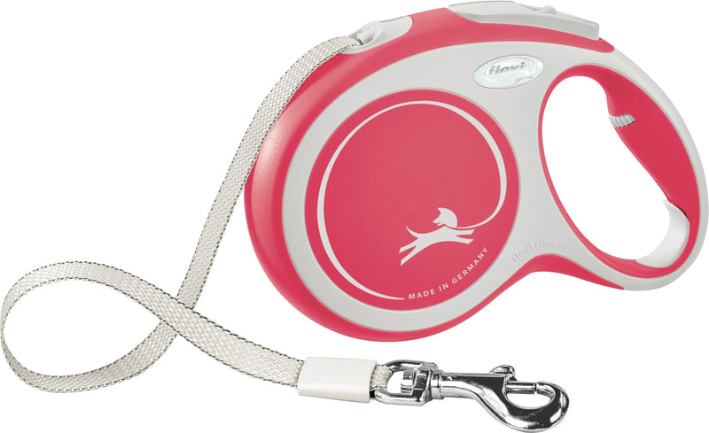 213303 flexi New COMFORT, tape leash, XS: 3 m, red