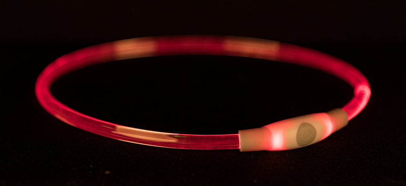 12666 Flash light ring USB, S-M: 40 cm/ 8 mm, multi-colour