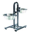 2497 Dog bar, height adjustable, 2 x 2.8 l/diam. 24 cm