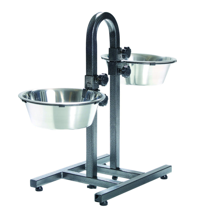 2497 Dog bar, height adjustable, 2 x 2.8 l/diam. 24 cm