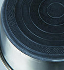 25074 Stainless steel bowl, rubber base, 2.5 l/diam. 24 cm