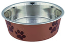 25241 Stainless steel bowl with plastic coating, 0.3 l/diam. 12 cm