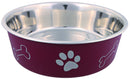 25245 Stainless steel bowl with plastic coating, 2.2 l/diam. 23 cm