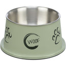25247 Long-ear bowl, stainless steel, plastic coated, 0.9 l/diam. 19 cm