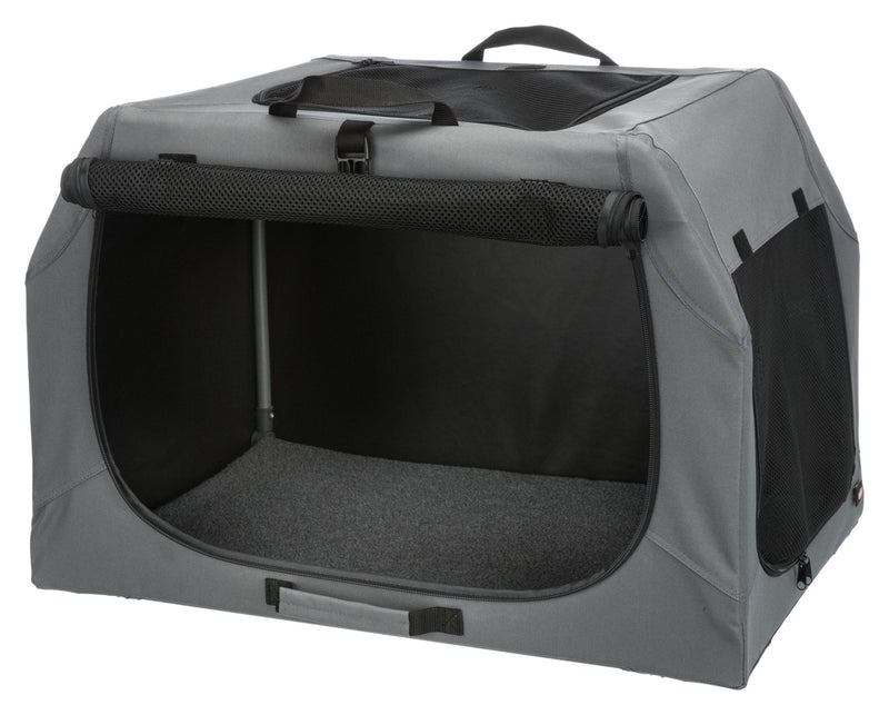 39732 Easy Soft Kennel, SÂ½-Âª-M: 71 - 49 - 51 cm, grey