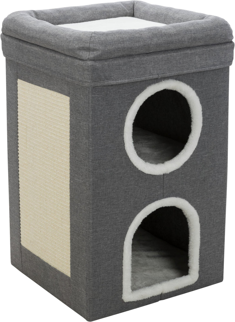 44433 Saul Cat Tower, 39 -64 -39 cm, grey